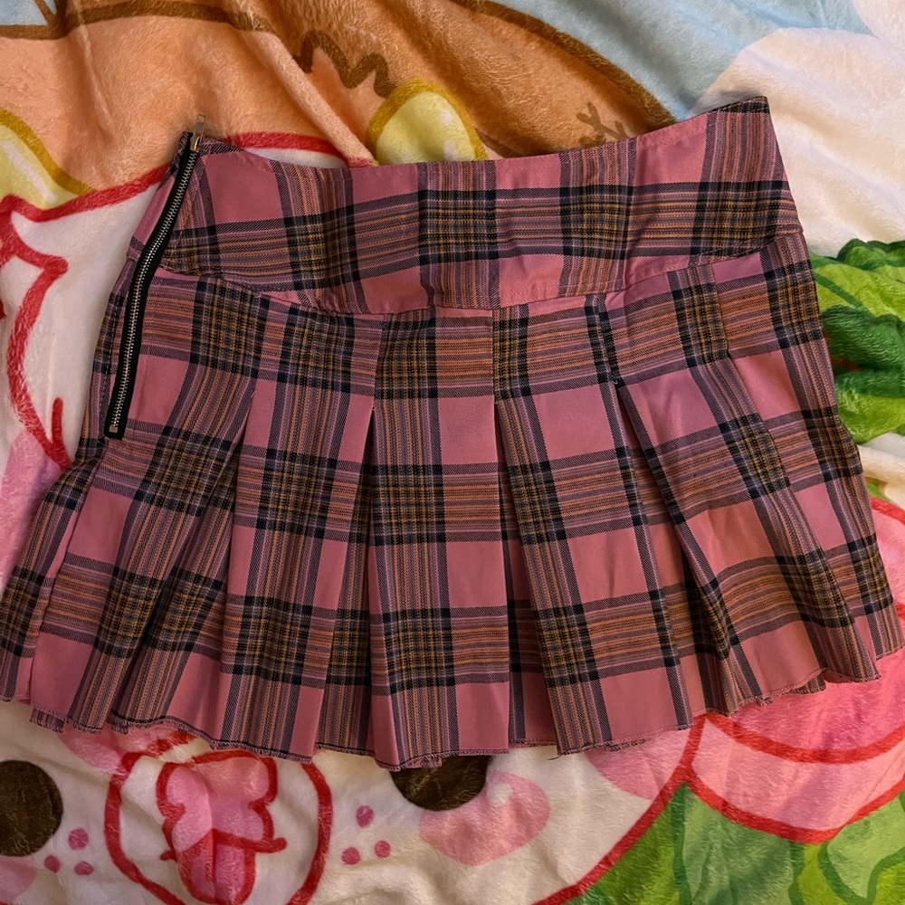 Pink plaid skirt (Interest Check/Taking Offers)